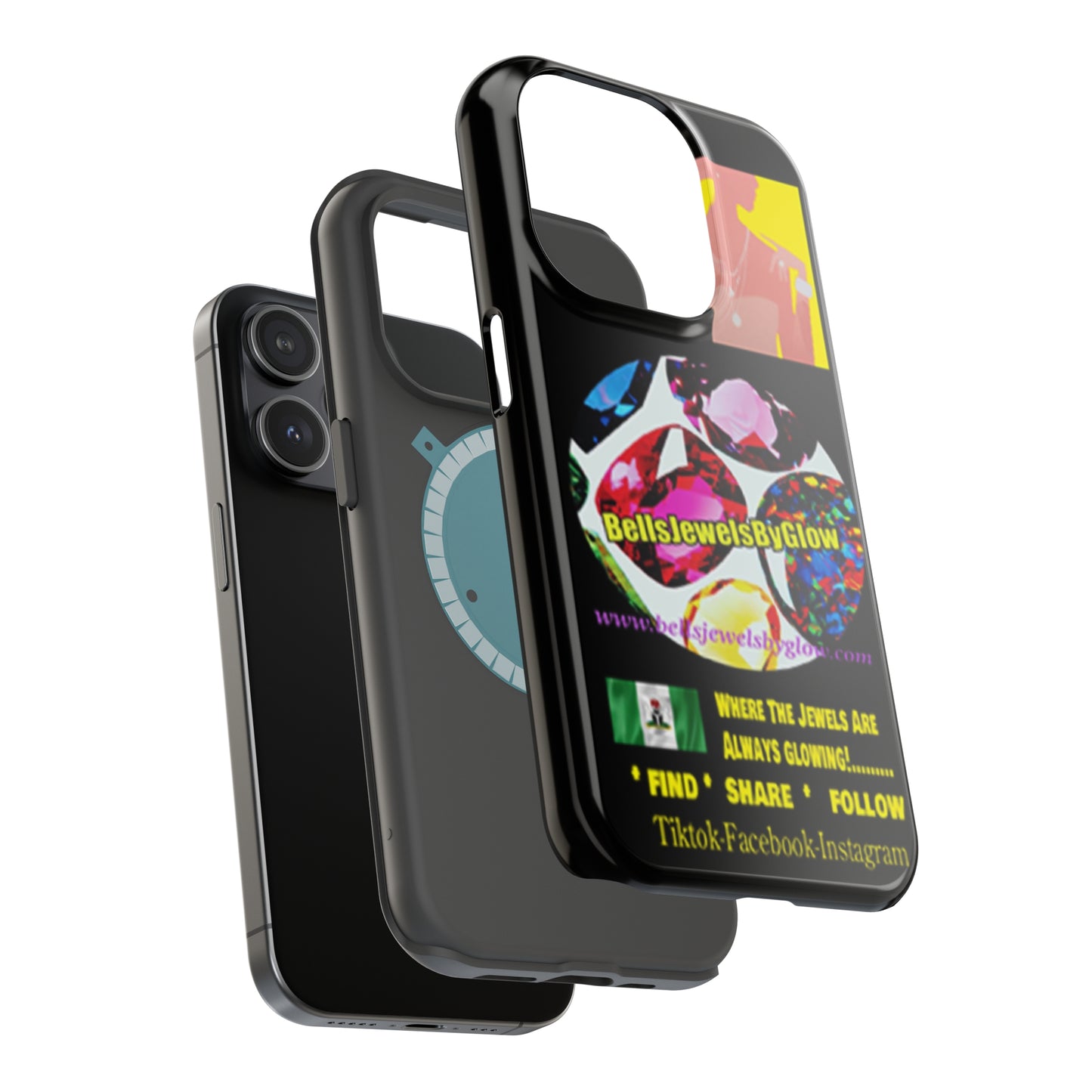 Jewels by Glow Iphone only! MagSafe Tough Cases