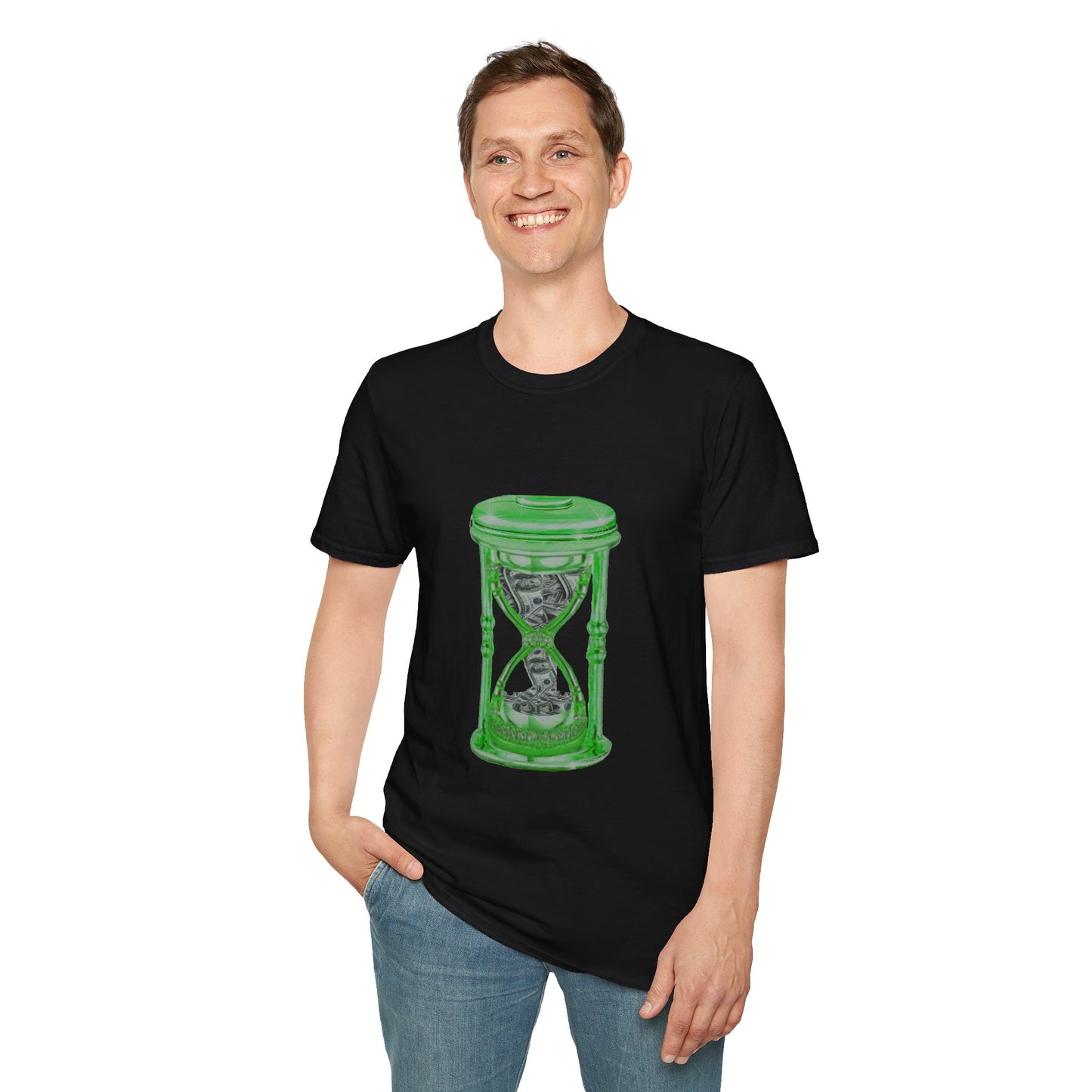 MY Time is MONEY Green - Unisex Softstyle T-Shirt
