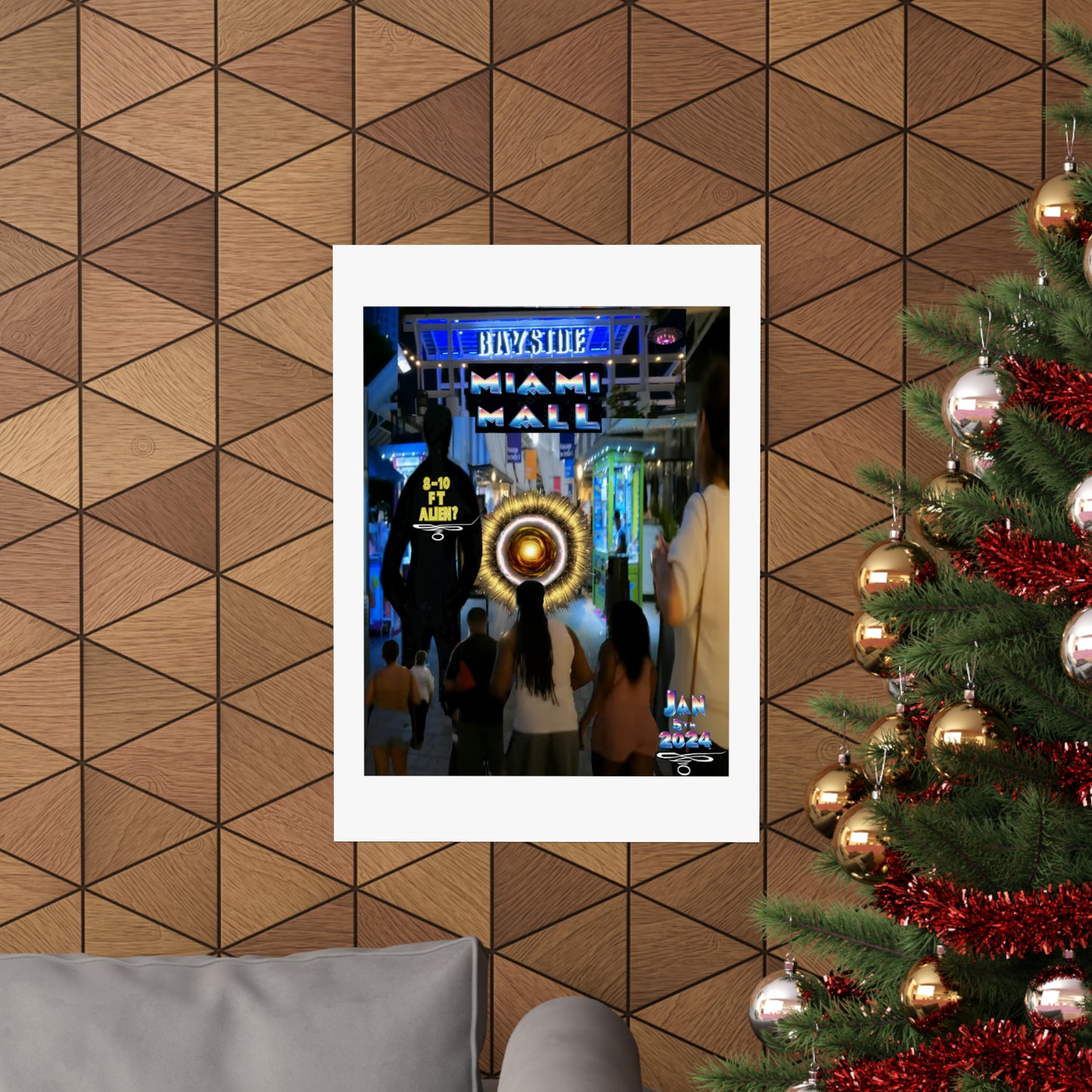 Copy of Miami Alien Mall 2 - Matte Vertical Posters