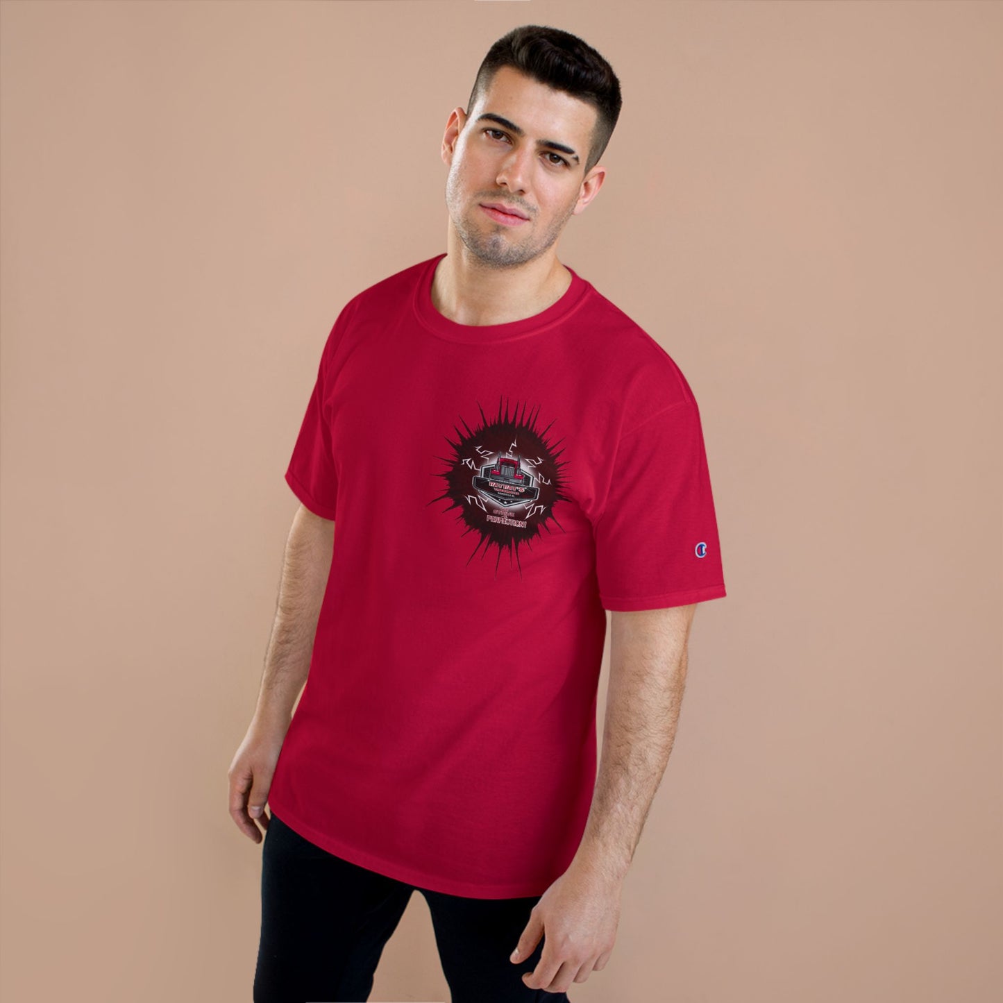 Ray Rays Trucking LLC Lightning - Champion T-Shirt