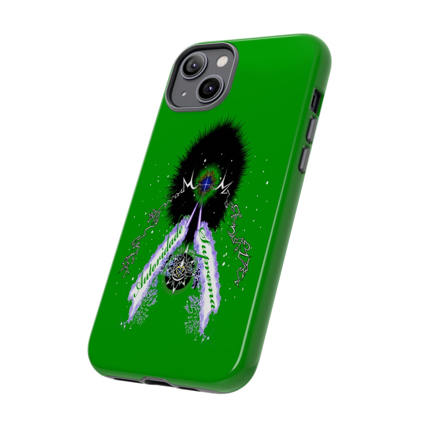 Autoridade Suprema -Portuguese -Green-Iphone only! Tough Cases