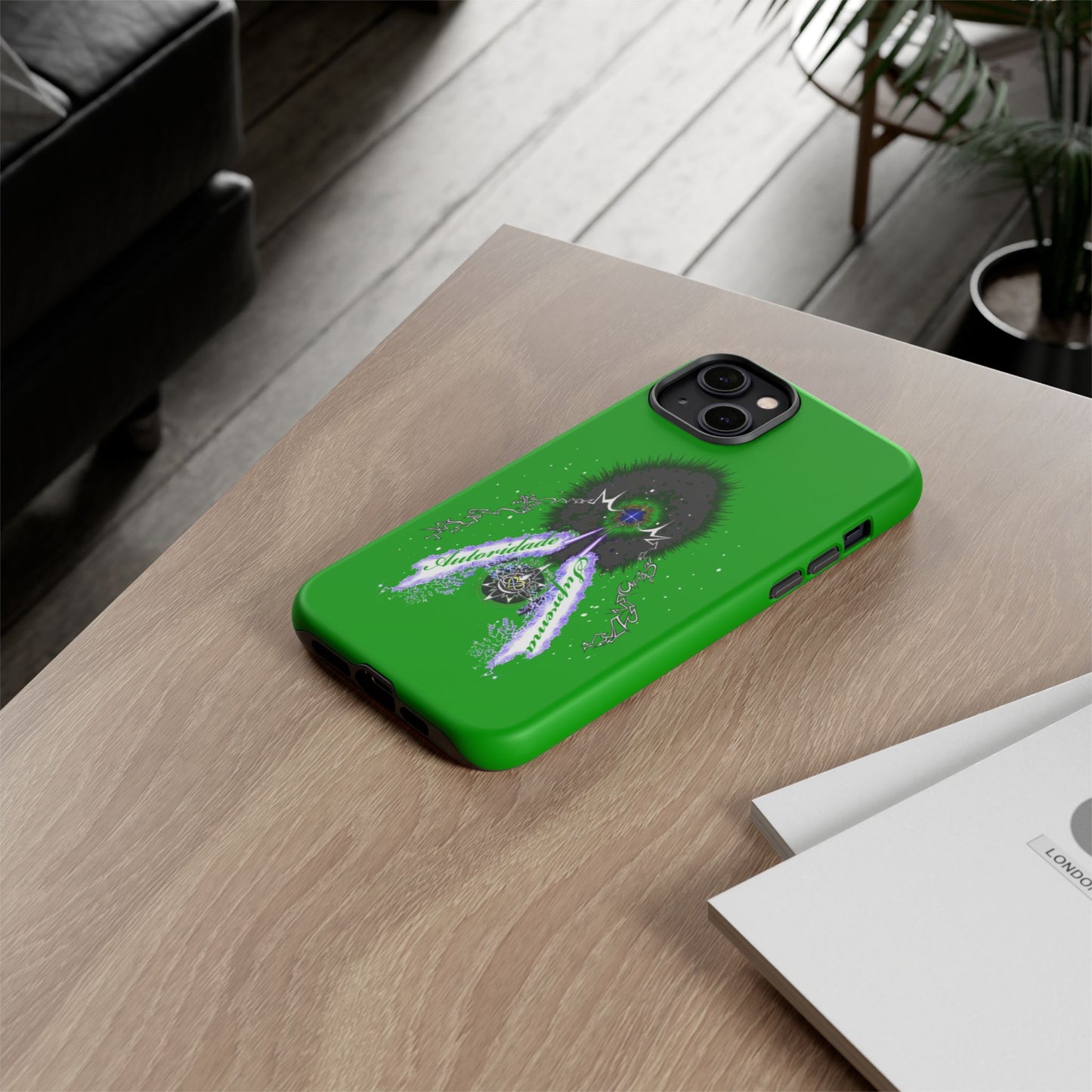 Autoridade Suprema -Portuguese -Green-Iphone only! Tough Cases