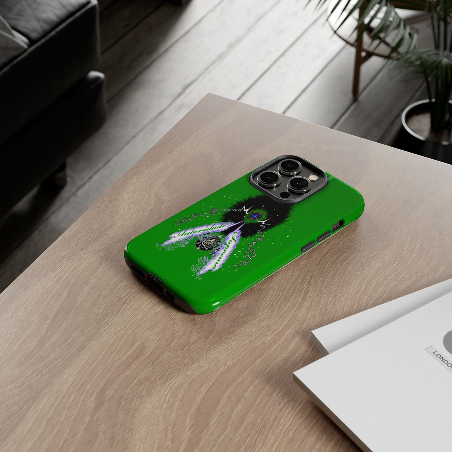 Autoridade Suprema -Portuguese -Green-Iphone only! Tough Cases