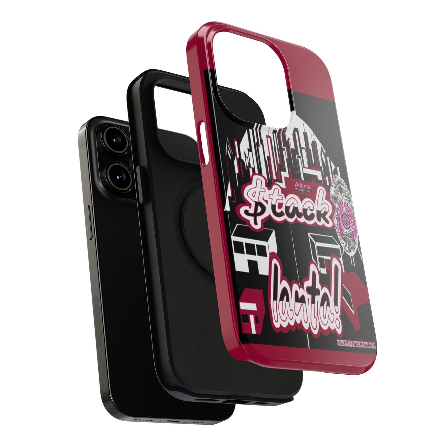 Stack-lanta 2!Remix Red Supreme Authority Iphone ONLY -Impact-Resistant Cases