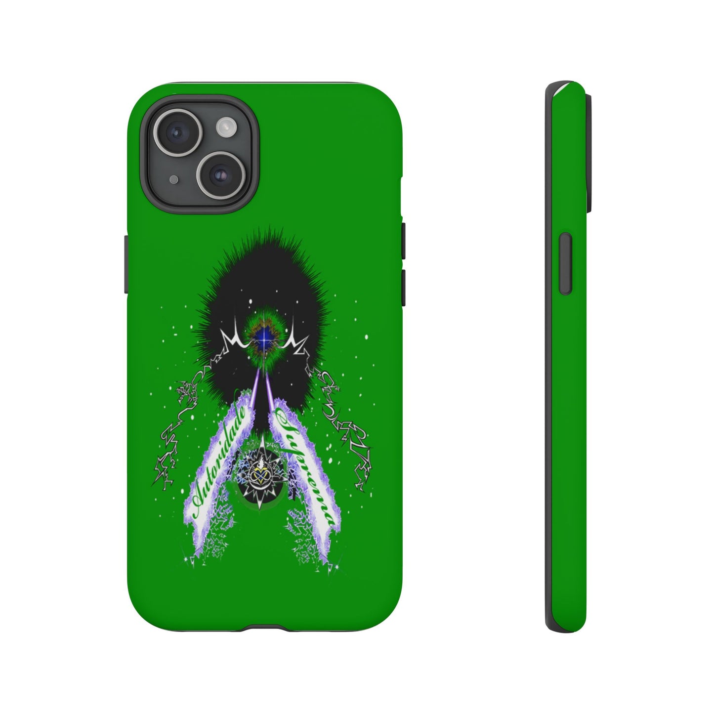 Autoridade Suprema -Portuguese -Green-Iphone only! Tough Cases
