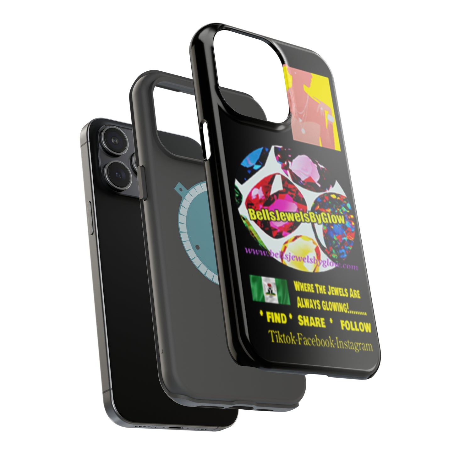Jewels by Glow Iphone only! MagSafe Tough Cases