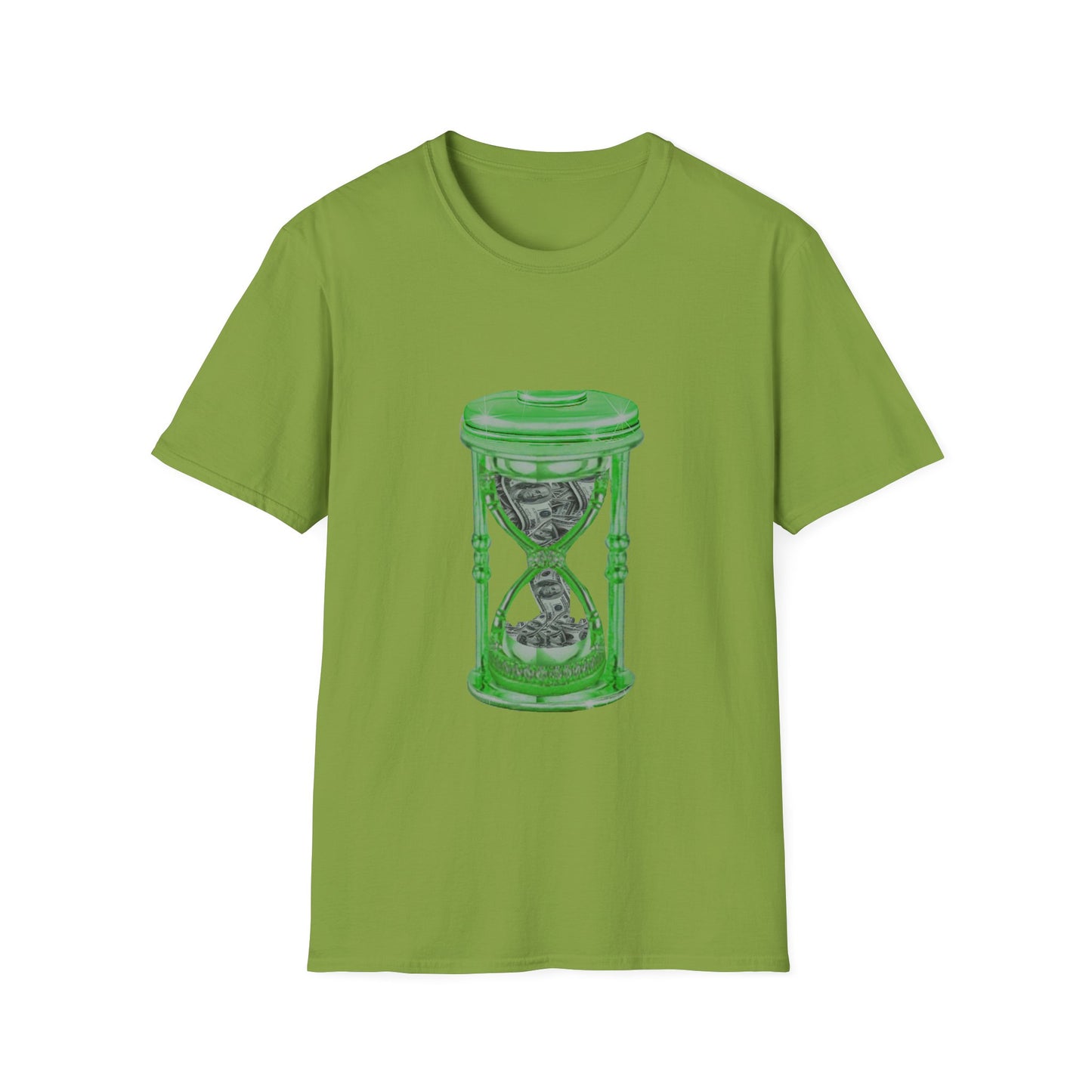 MY Time is MONEY Green - Unisex Softstyle T-Shirt