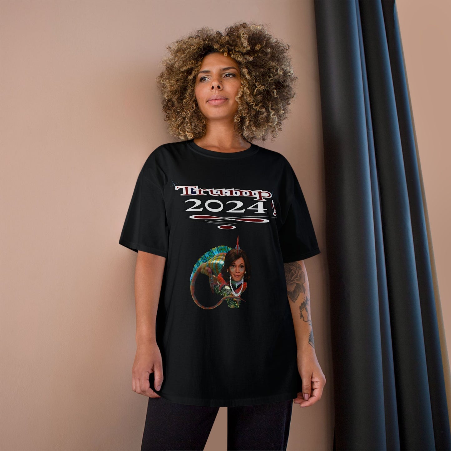 Trump Kamala Chameleon - Champion T-Shirt