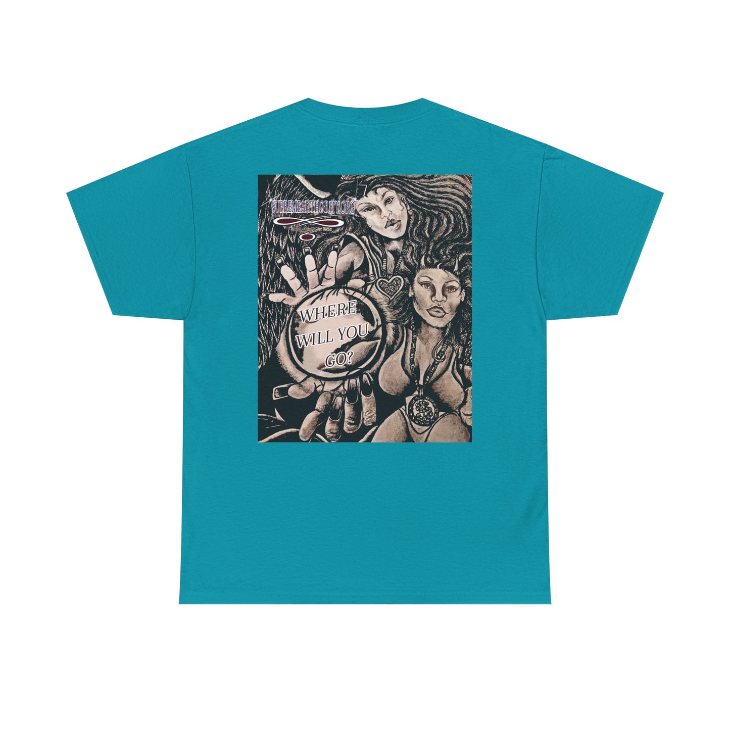 Supreme Authority " Where Will You Go? " Chic Artistic Tee: Fashion for Creatives, Streetwear Style, Unique Gift, Artist Merch, Casual Statement Shirt