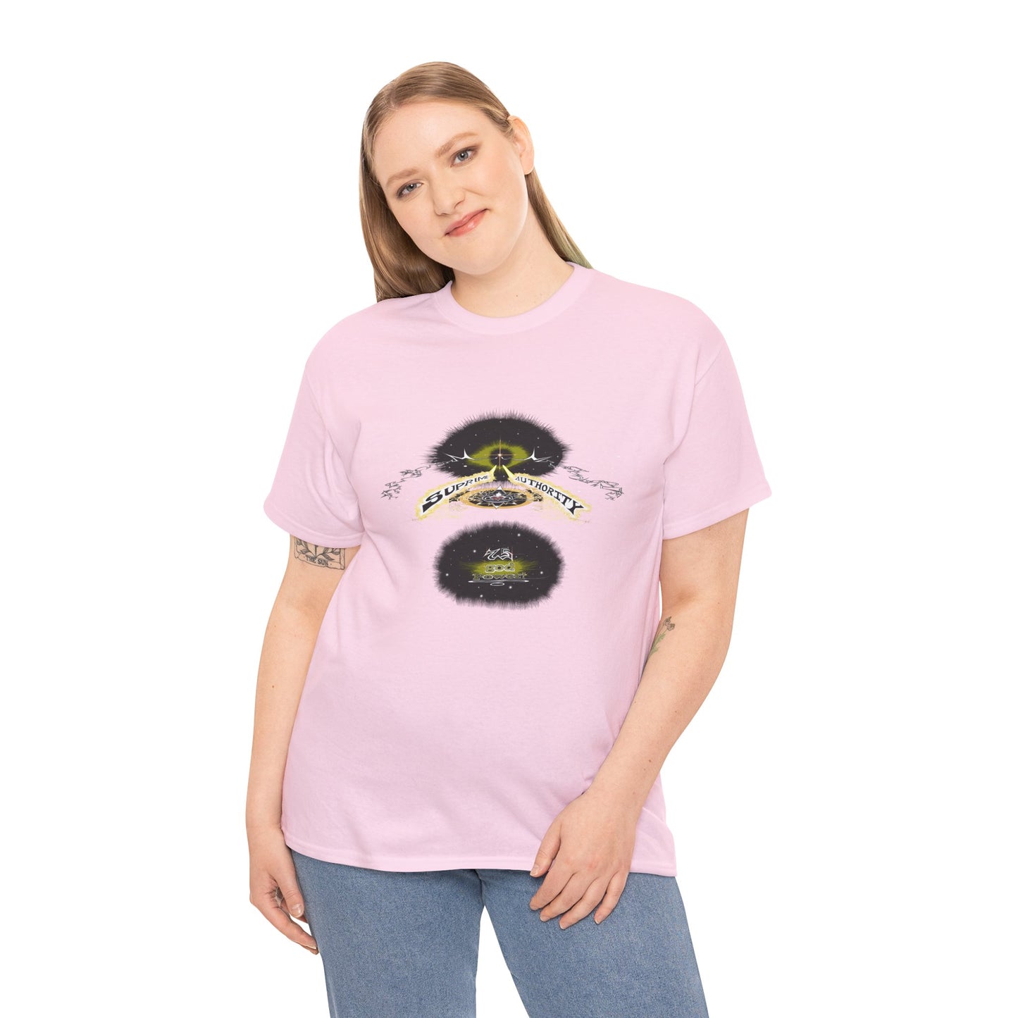 Copy of Supreme Authority god Power Gold -Unisex Heavy Cotton Tee