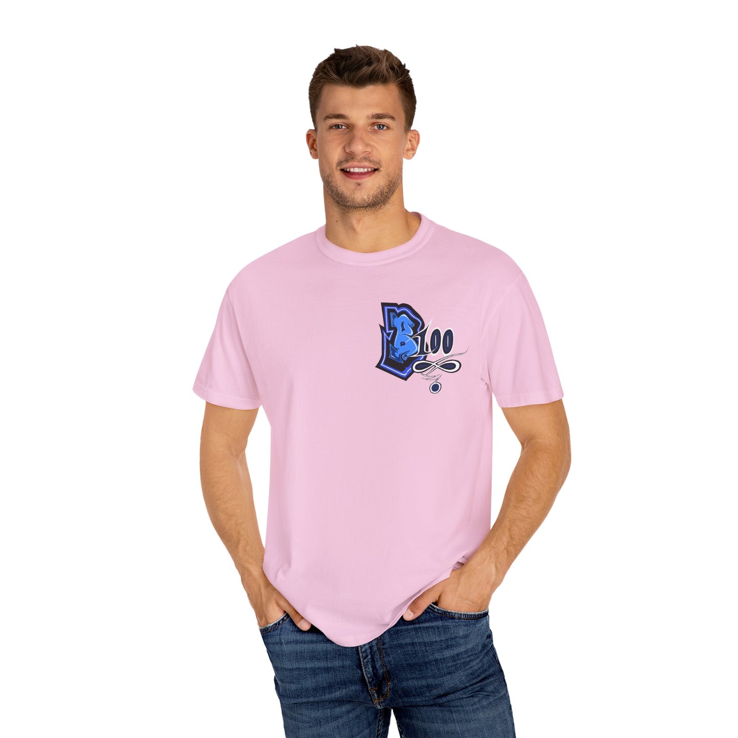 B100 -Garment-Dyed T-shirt, Casual Wear, Street Style, Gift for Friends, Everyday Comfort, Unique Graphic Tee