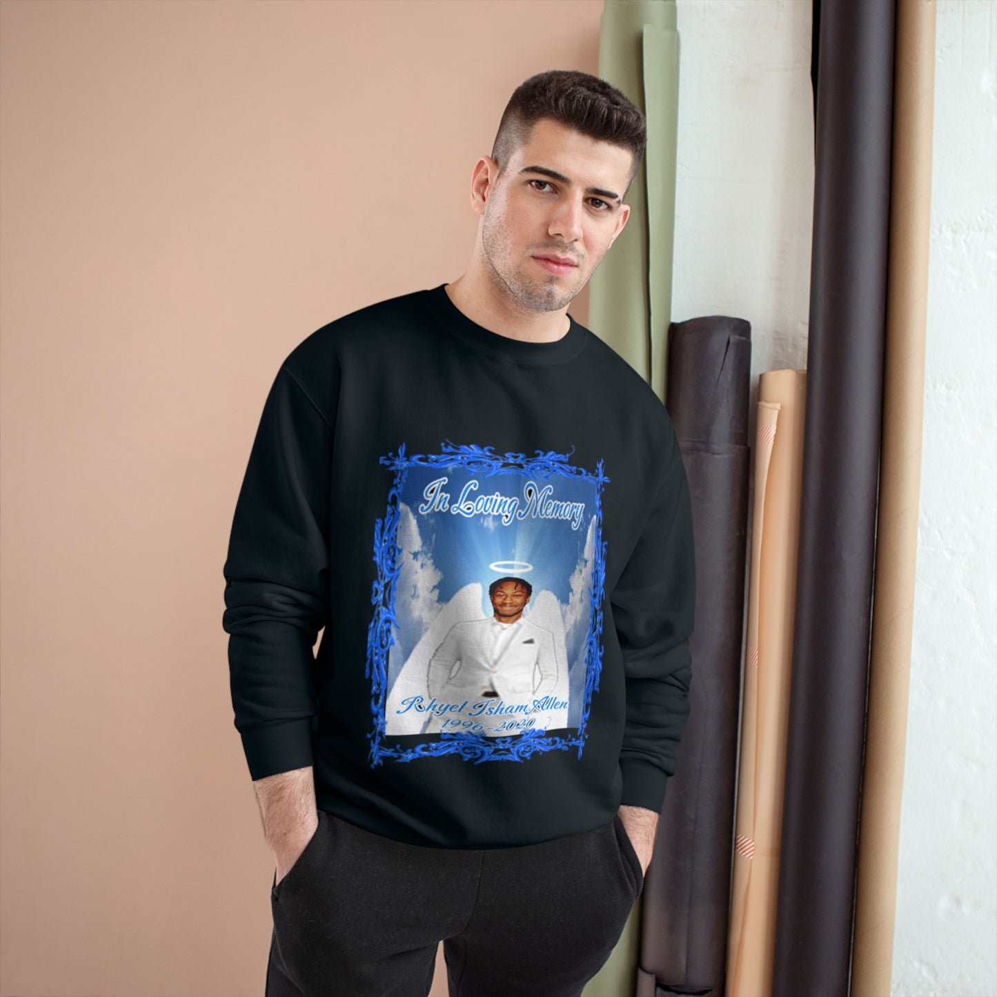 Rhyel - In Loving Memory - Custom - Champion Sweatshirt