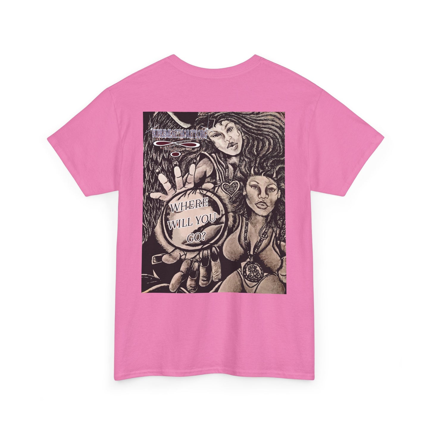 Supreme Authority " Where Will You Go? " Chic Artistic Tee: Fashion for Creatives, Streetwear Style, Unique Gift, Artist Merch, Casual Statement Shirt