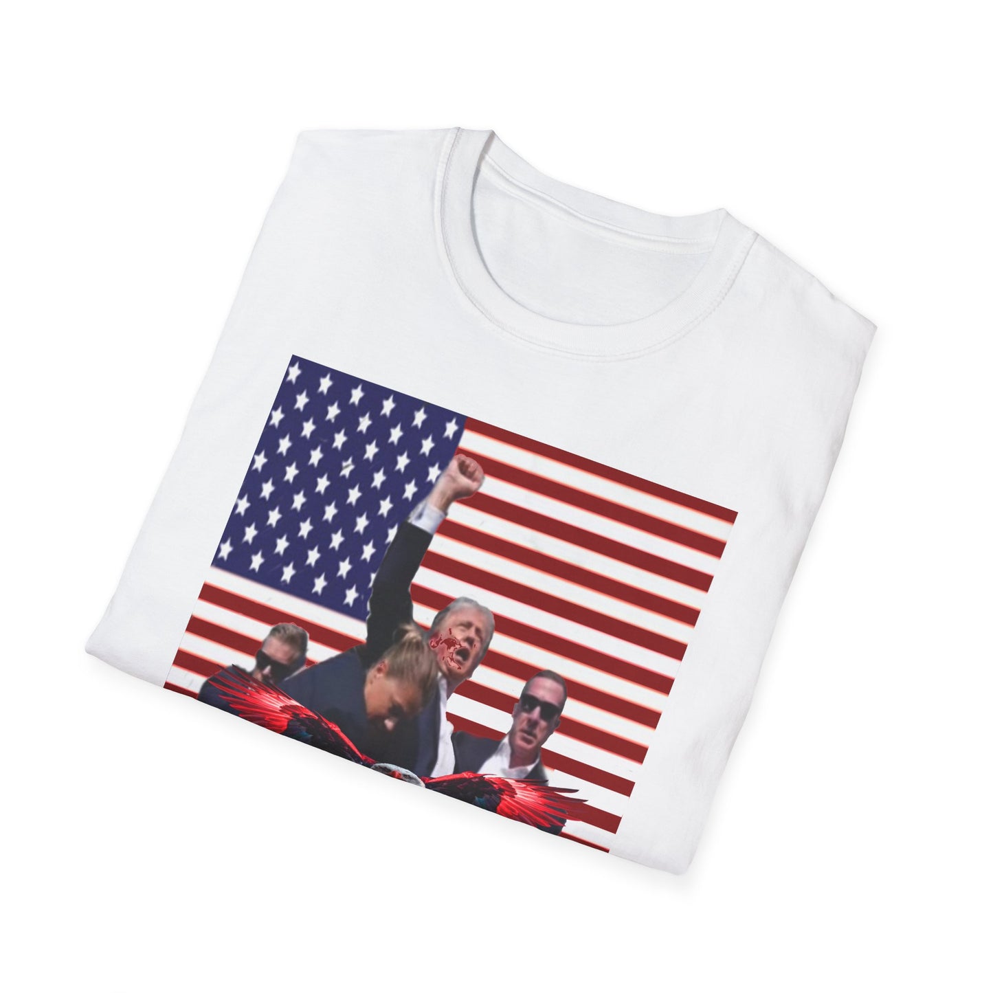 Trump Never Surrender 2 Unisex Softstyle T-Shirt