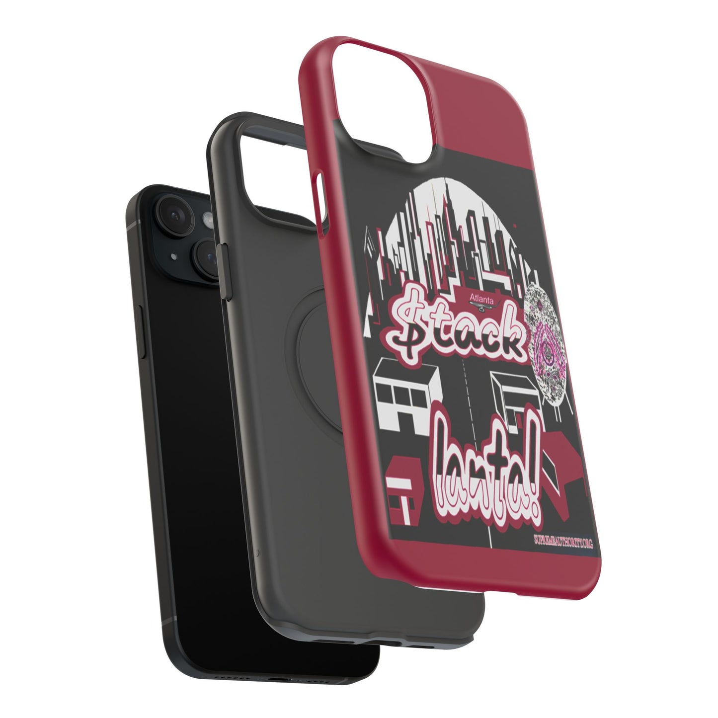 Stack-lanta 2!Remix Red Supreme Authority Iphone ONLY -Impact-Resistant Cases