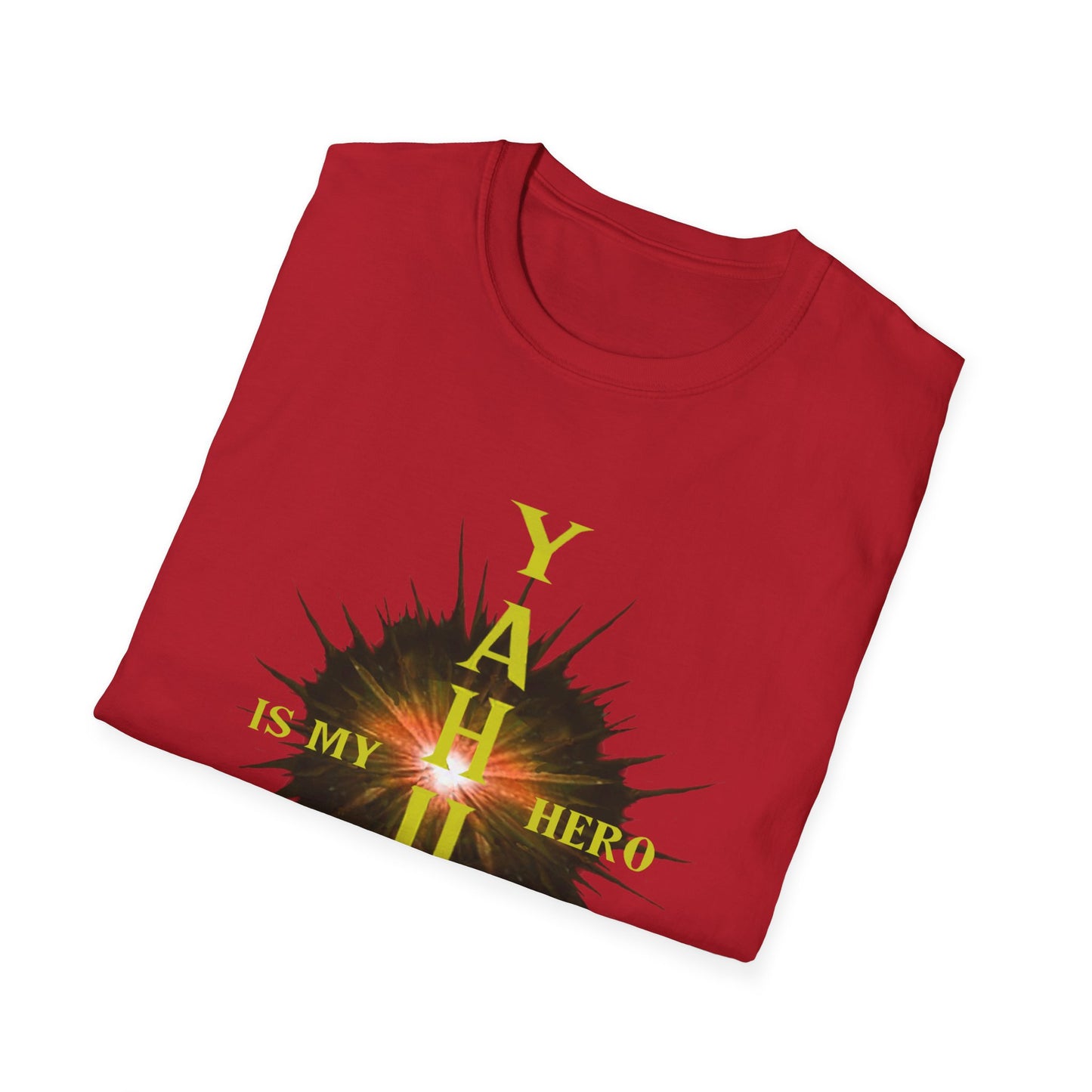 YAHUAH Is my HERO - Unisex Softstyle T-Shirt