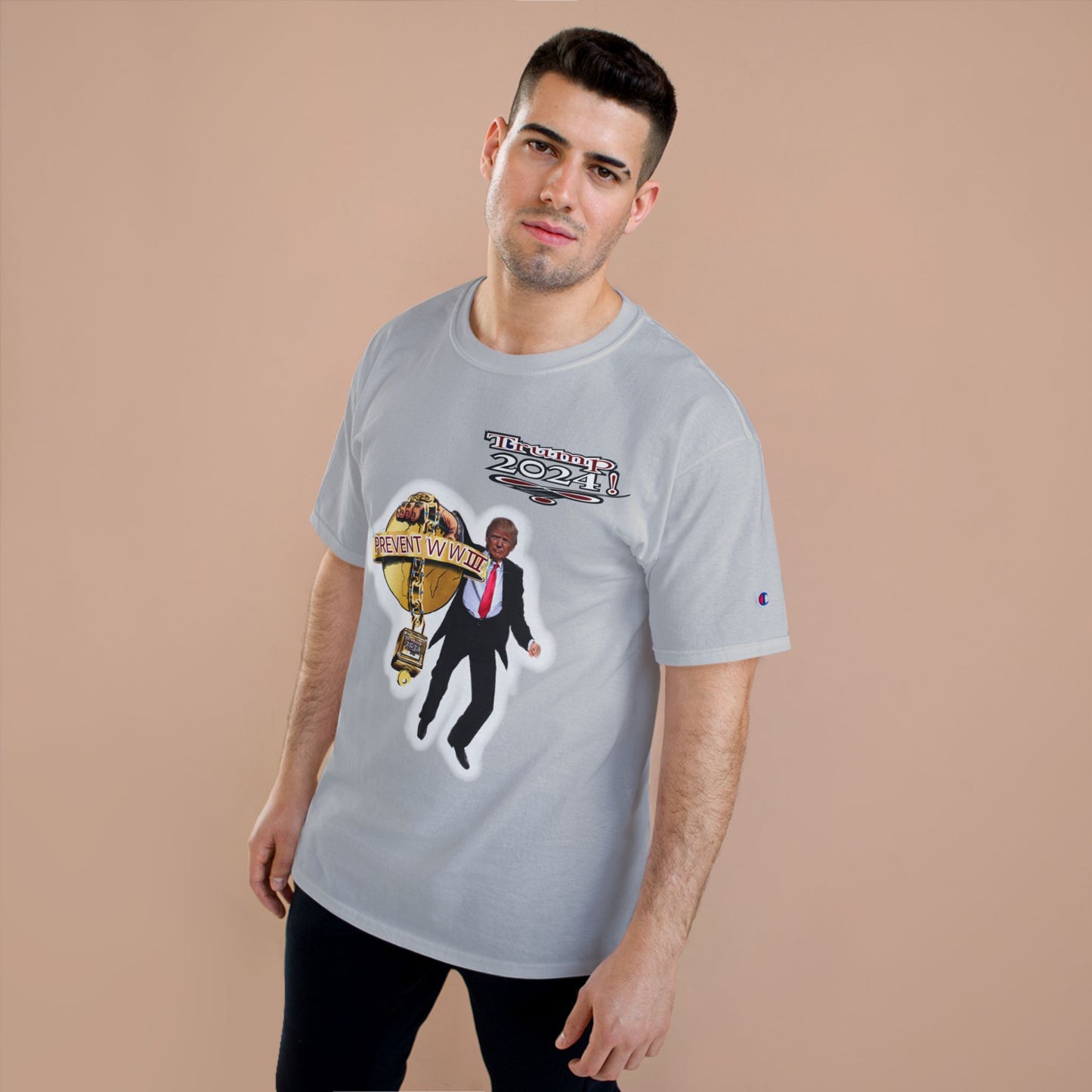 Trump Prevent WW3 1 -Champion T-Shirt