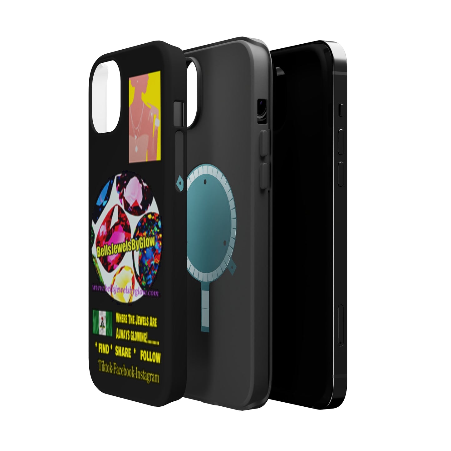 Jewels by Glow Iphone only! MagSafe Tough Cases