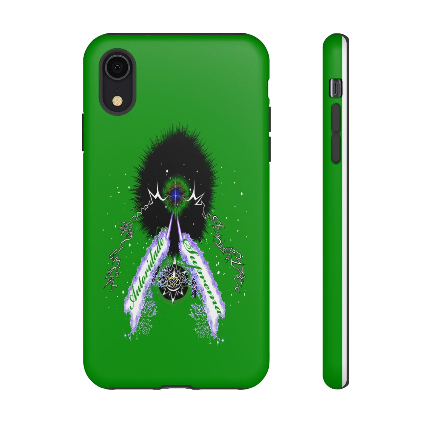 Autoridade Suprema -Portuguese -Green-Iphone only! Tough Cases
