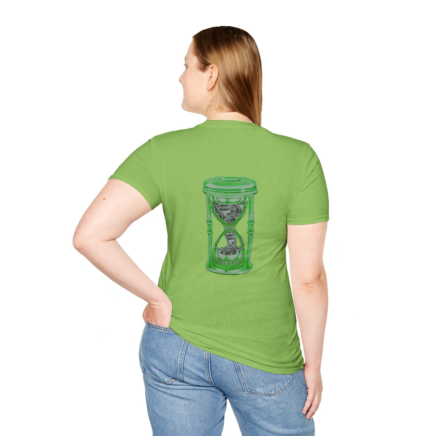 MY Time is MONEY Green - Unisex Softstyle T-Shirt