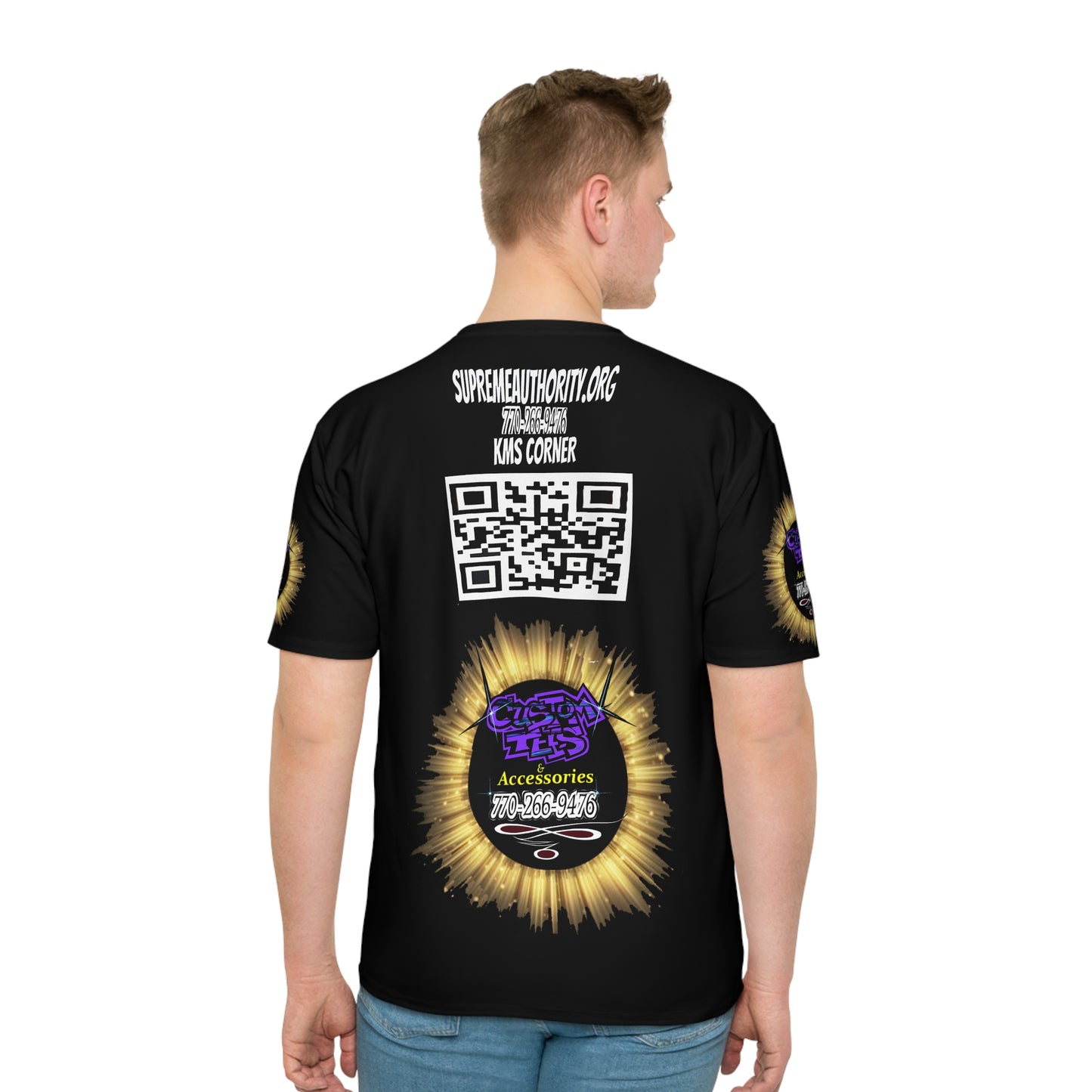 Ad Tee -Men's Graphic T-Shirt, Streetwear Style Tee for Casual Days, Unique AOP Design, Perfect Gift for Music Lovers, Statement Apparel