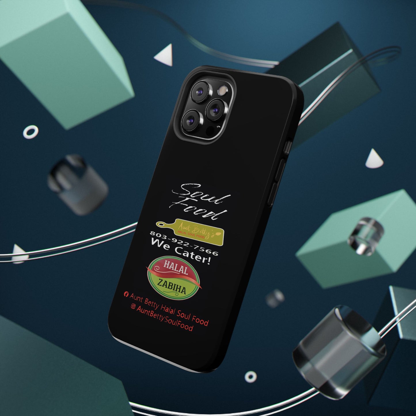 Aunt Betty's Soul Food - Custom - Iphones ONLY - Impact-Resistant Cases
