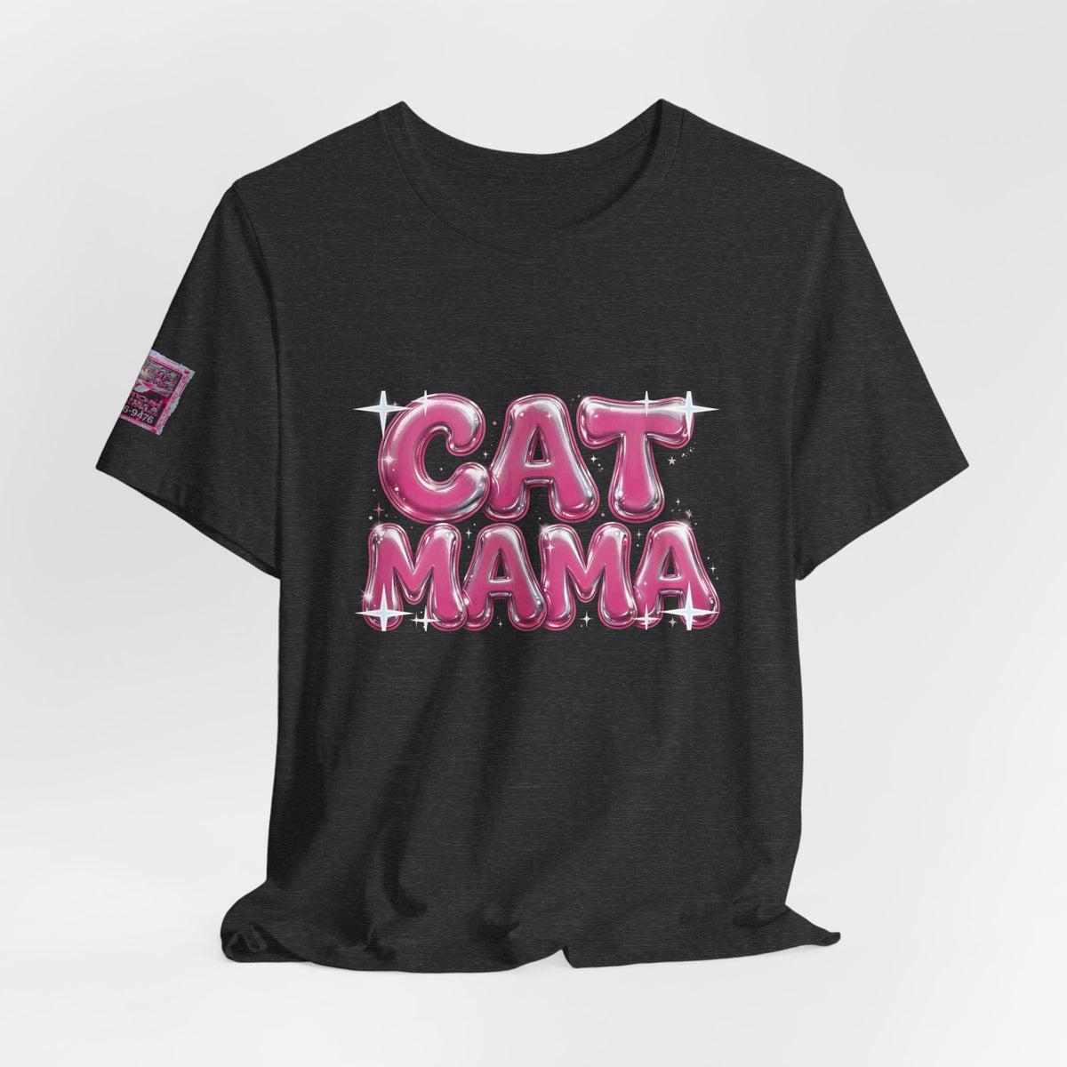 Cat Mama Graffiti T-Shirt - Pink Chrome, Back + Sleeve Edition