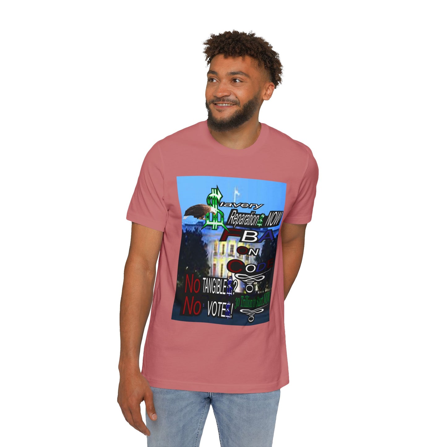 FBA Reparations now! -USA-Made Unisex Short-Sleeve Jersey T-Shirt