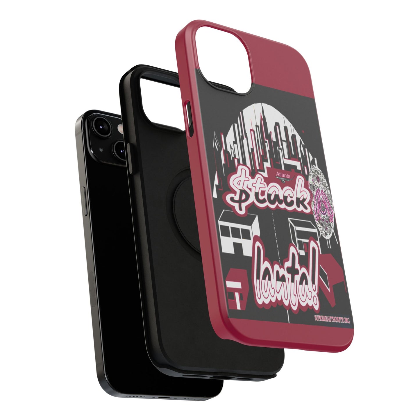 Stack-lanta 2!Remix Red Supreme Authority Iphone ONLY -Impact-Resistant Cases
