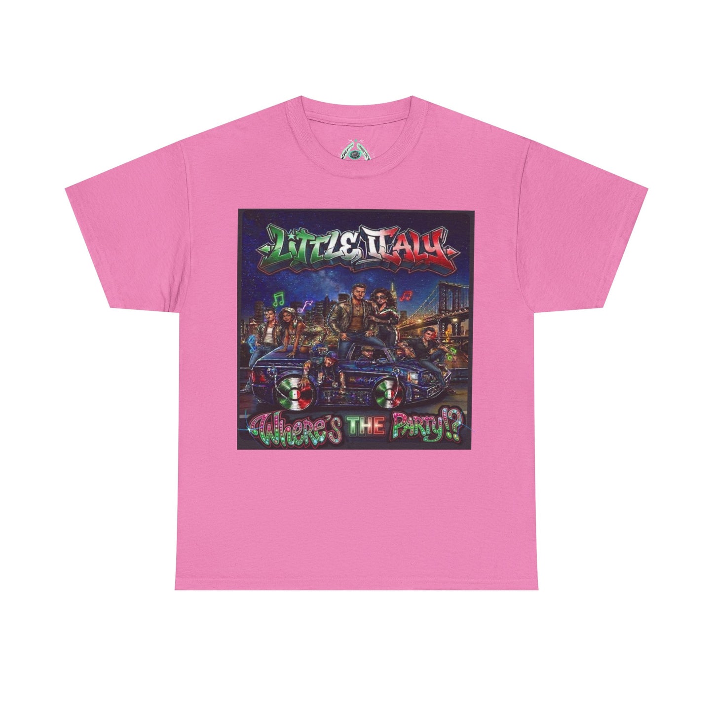 Where's The Party Italian Remix- Supreme Authority -Unisex Heavy Cotton Tee