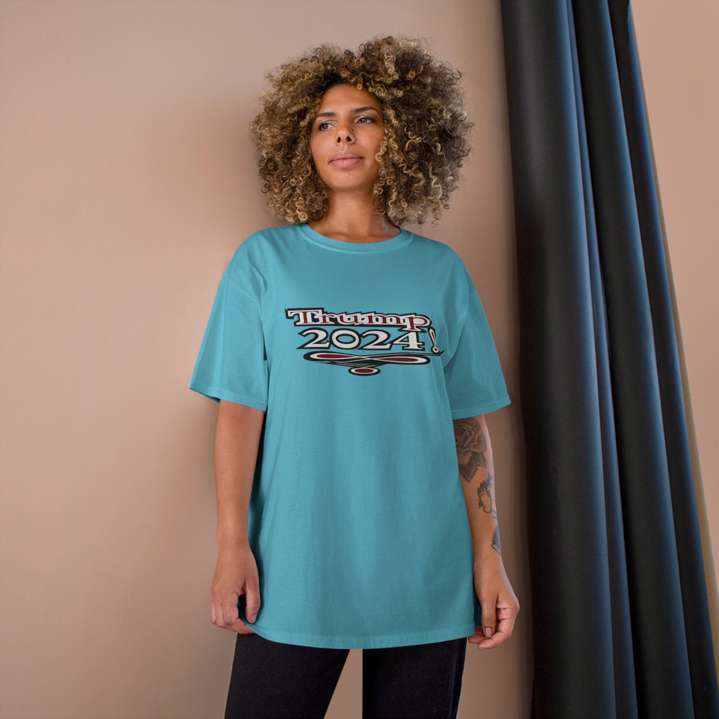 Trump 2024! -  Supreme Authority -Champion T-Shirt