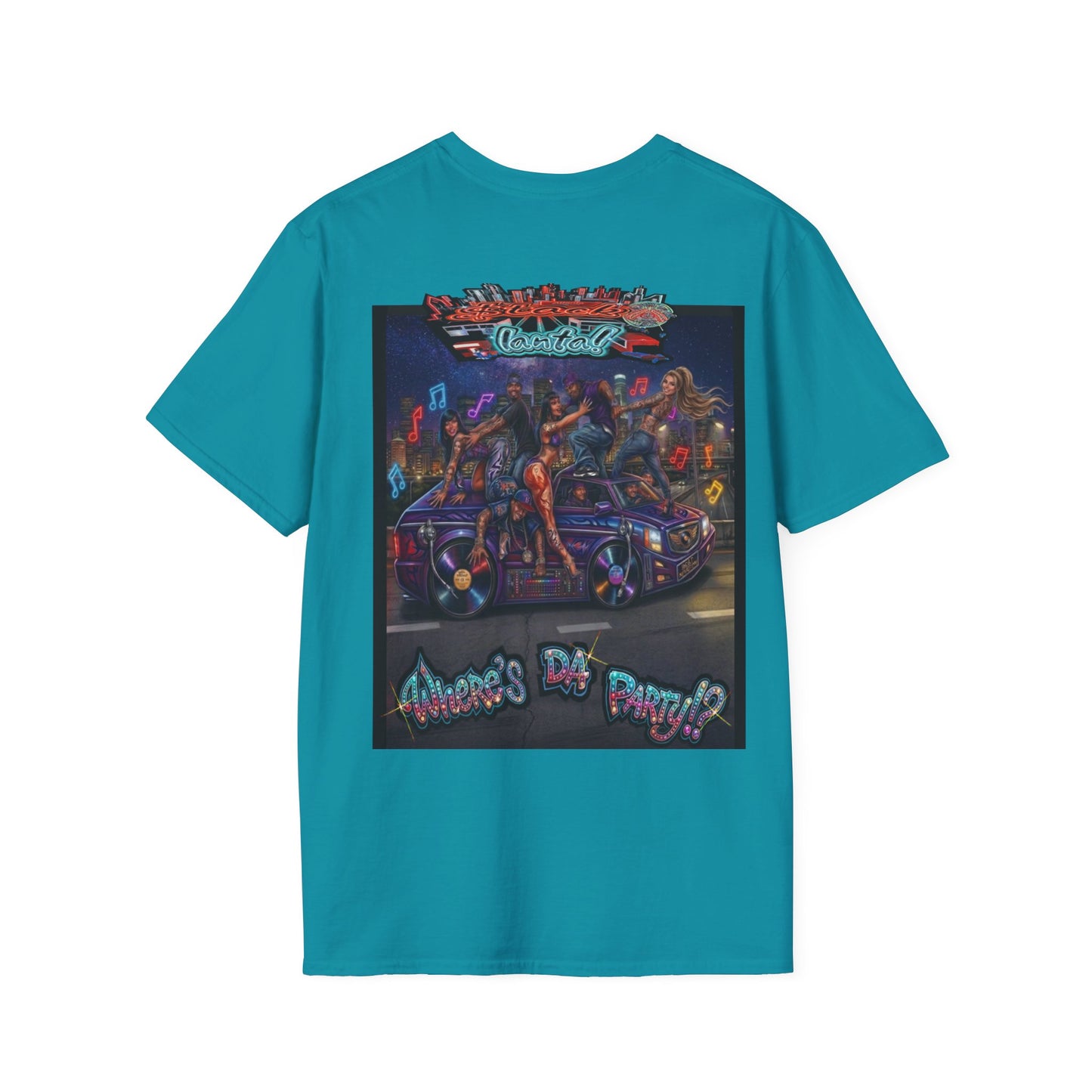 Where's The Party  FBA Version - Supreme Authority - Unisex Soft style T-Shirt