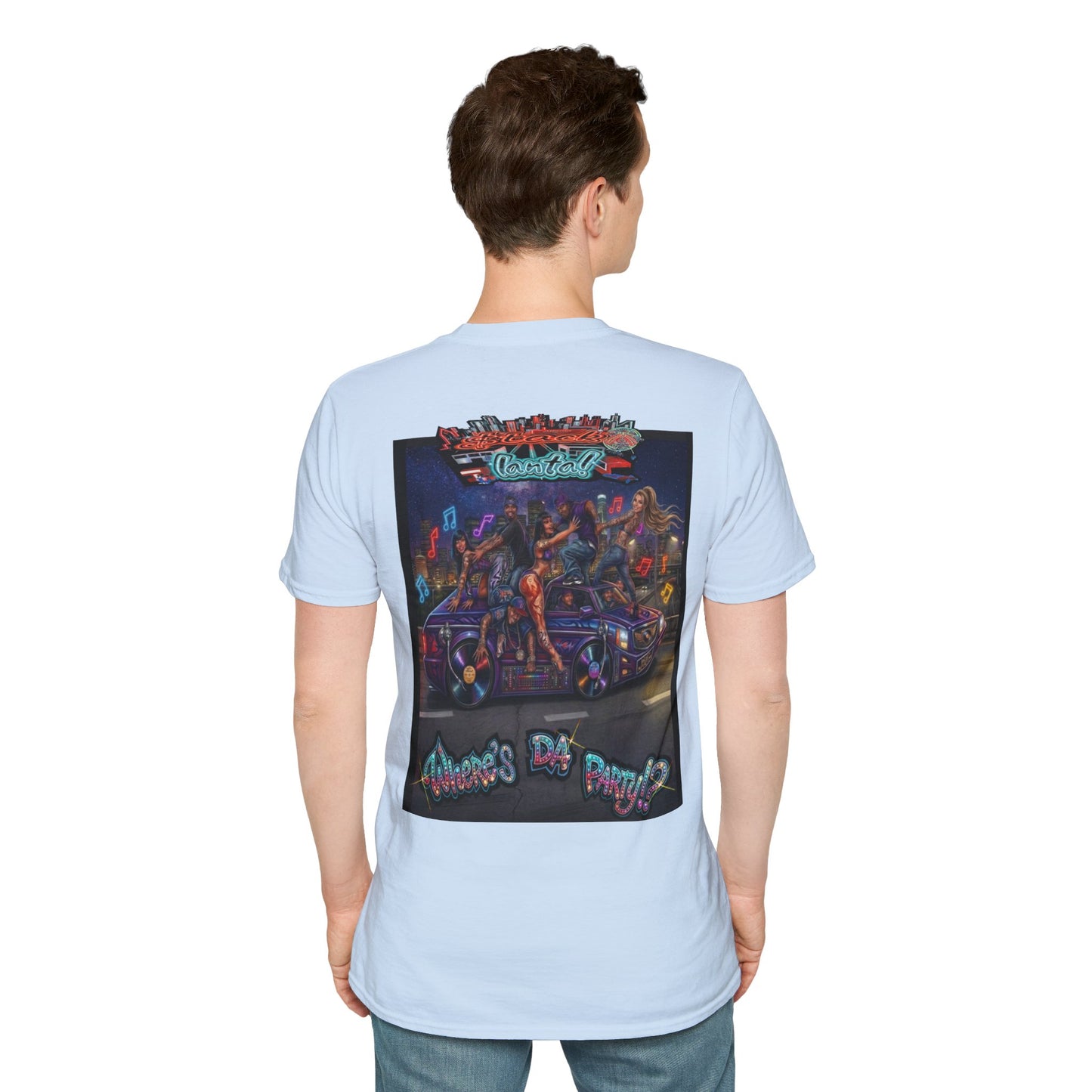Where's The Party  FBA Version - Supreme Authority - Unisex Soft style T-Shirt