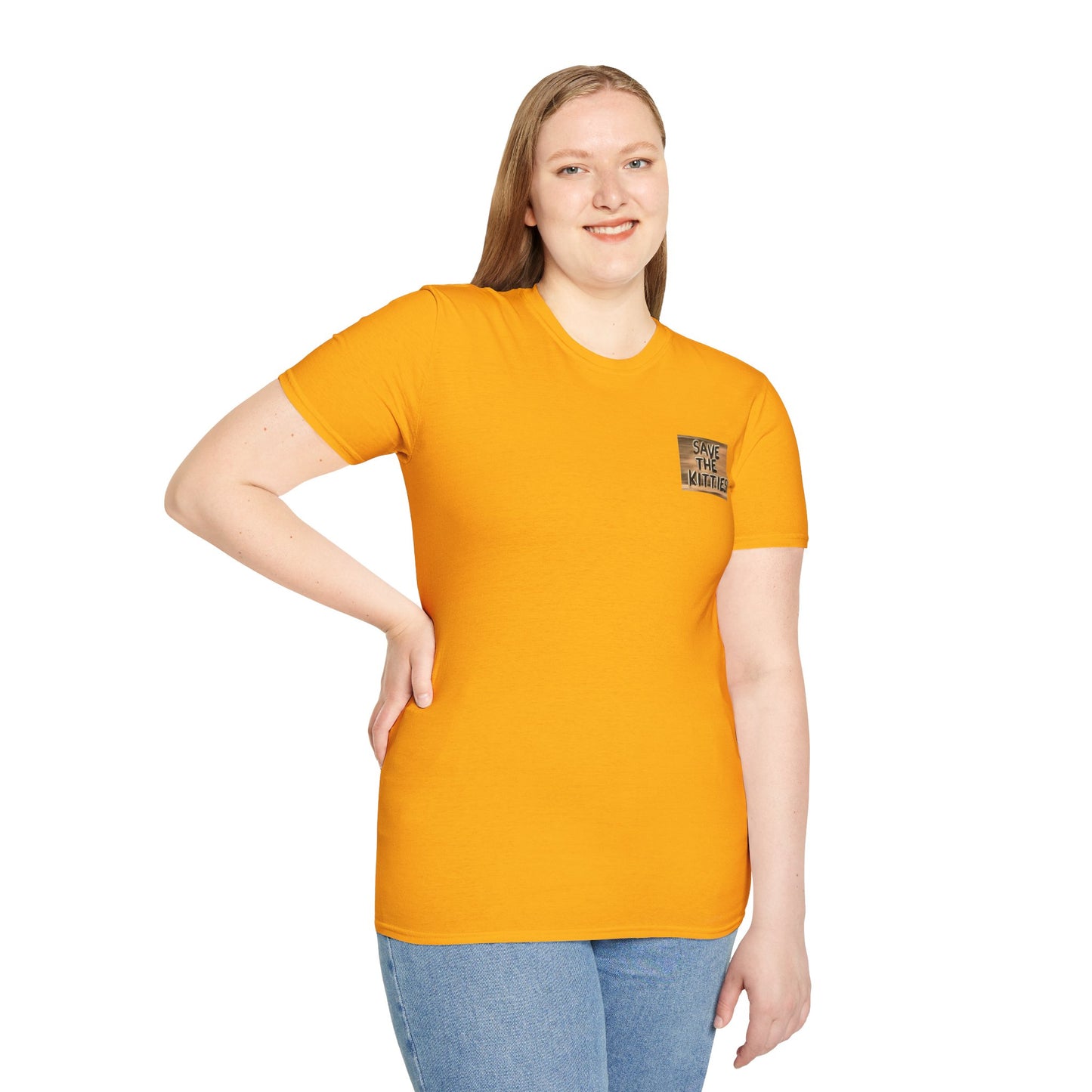 SAVE THE KITTIES - Cat Rescue Fund Raiser - Unisex Soft style T-Shirt