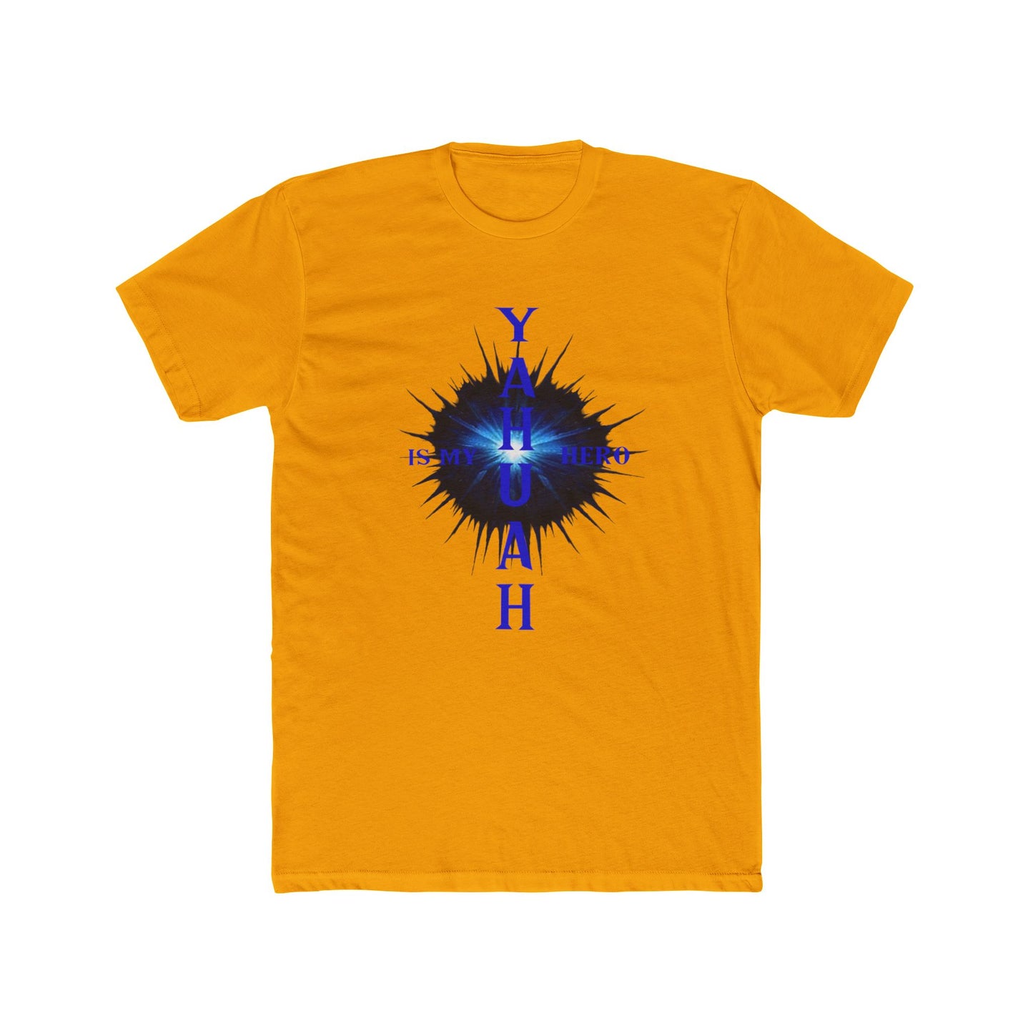 YAHUAH IS MY HERO - Unisex Cotton Crew Tee