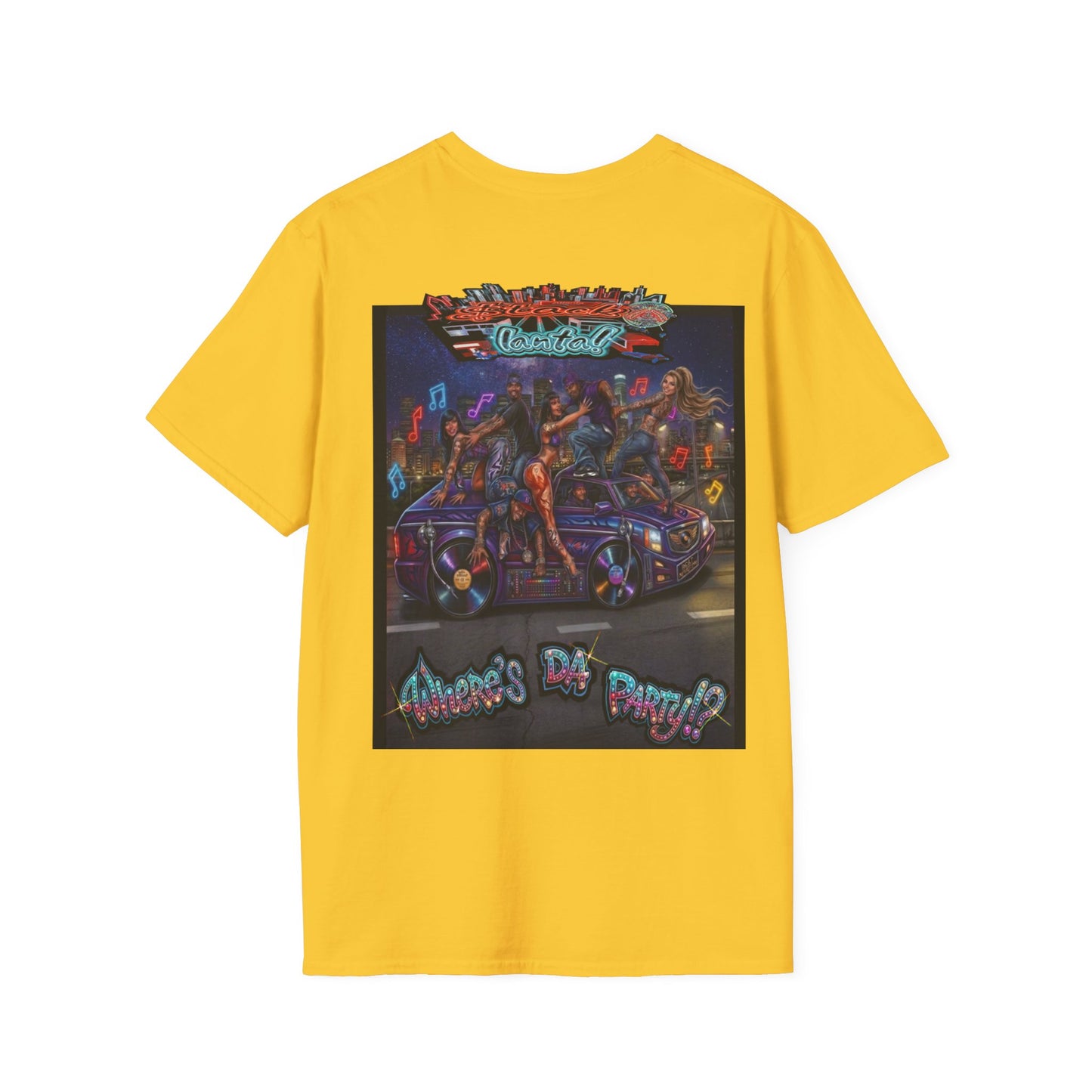 Where's The Party  FBA Version - Supreme Authority - Unisex Soft style T-Shirt