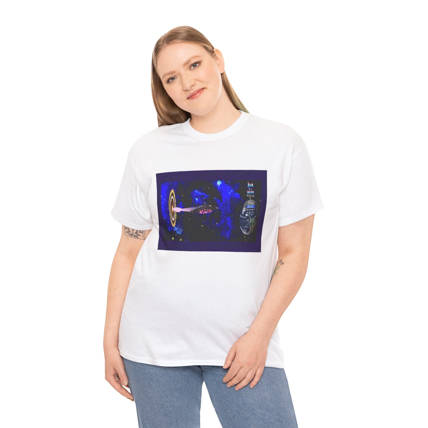 Miami Alien Mall 1 - Unisex Heavy Cotton Tee