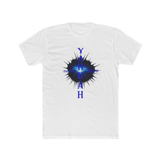 YAHUAH IS MY HERO - Unisex Cotton Crew Tee