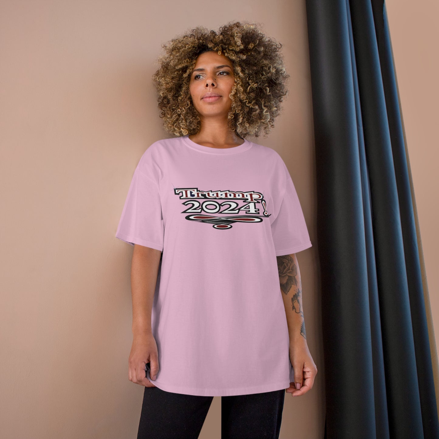 Trump 2024! -  Supreme Authority -Champion T-Shirt