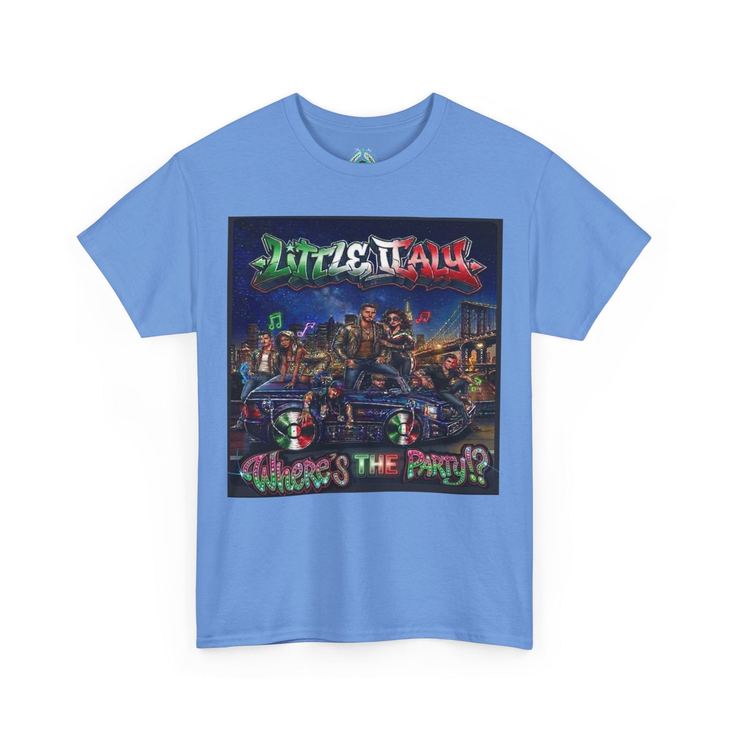 Where's The Party Italian Remix- Supreme Authority -Unisex Heavy Cotton Tee