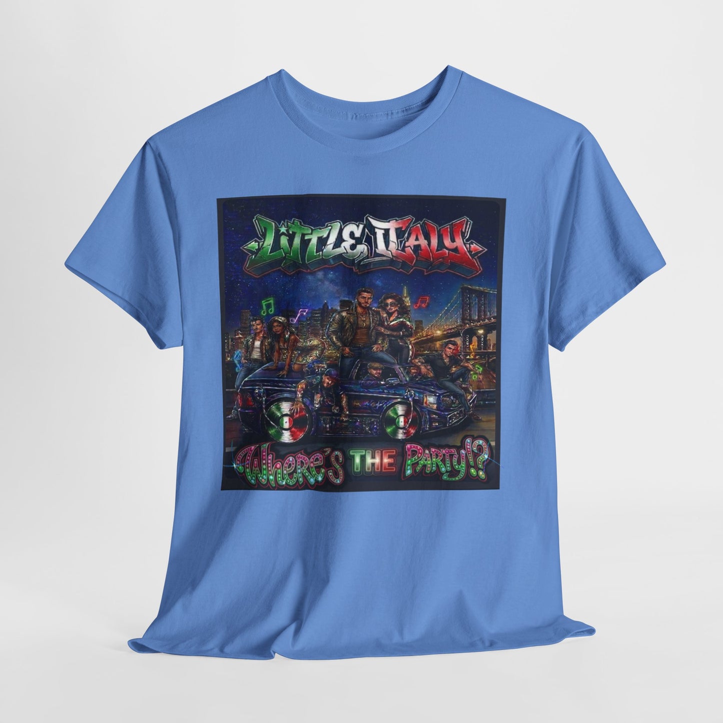 Where's The Party Italian Remix- Supreme Authority -Unisex Heavy Cotton Tee