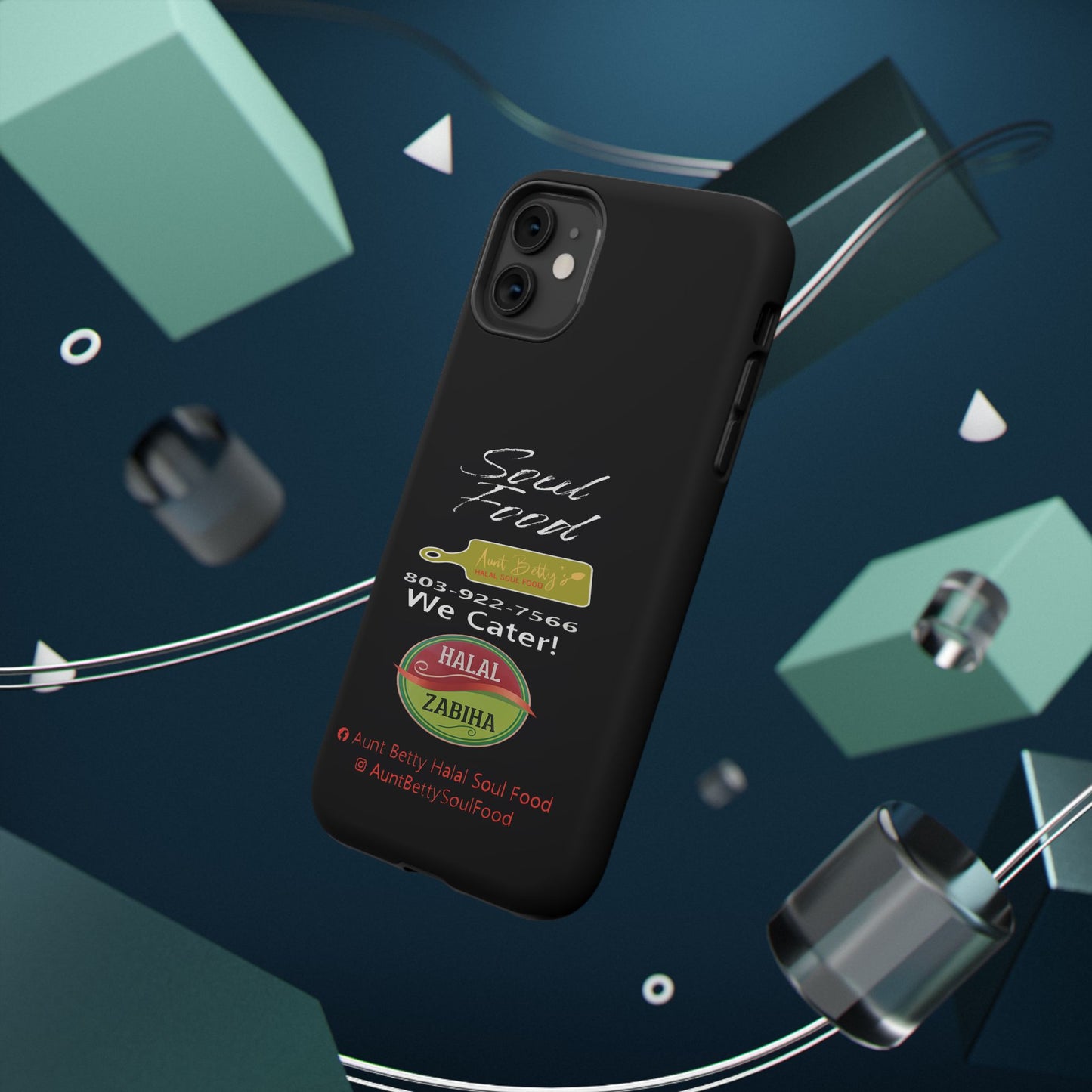 Aunt Betty's Soul Food - Custom - Iphones ONLY - Impact-Resistant Cases