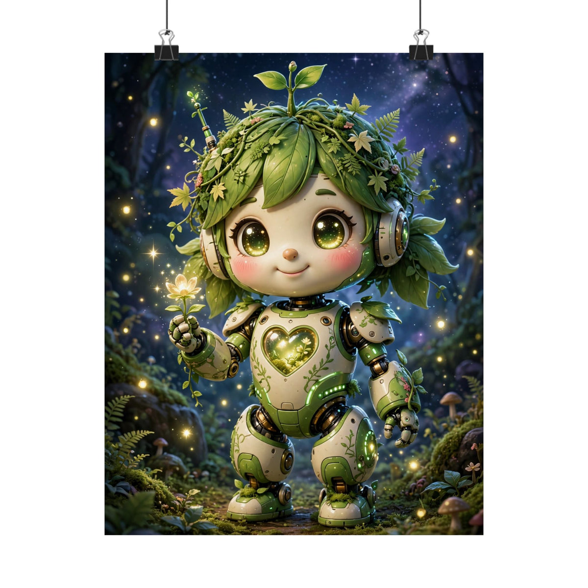 JUNIPER — Small Friends, Big Adventures — Kids Room Poster