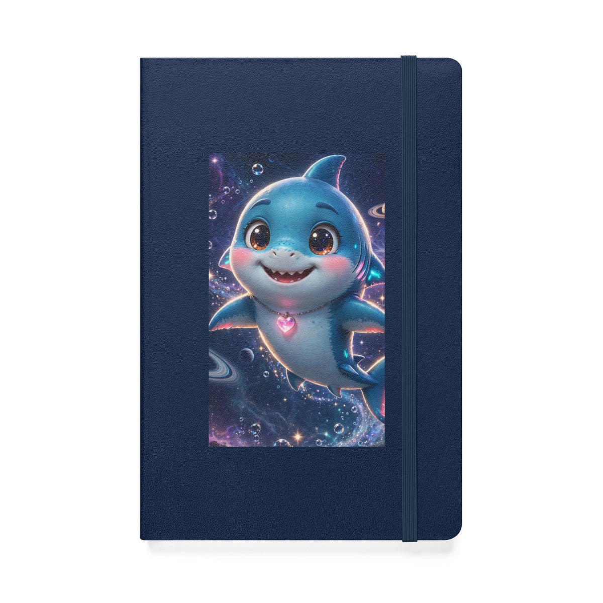 Finn — Shark Buddy — Kids Hardcover Notebook