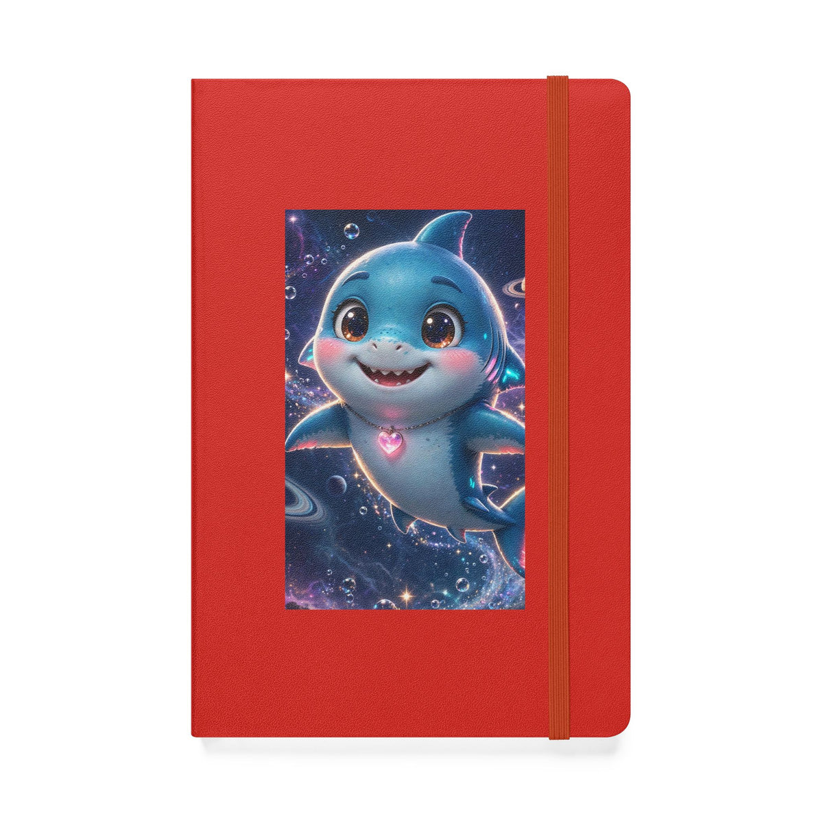 Finn — Shark Buddy — Kids Hardcover Notebook