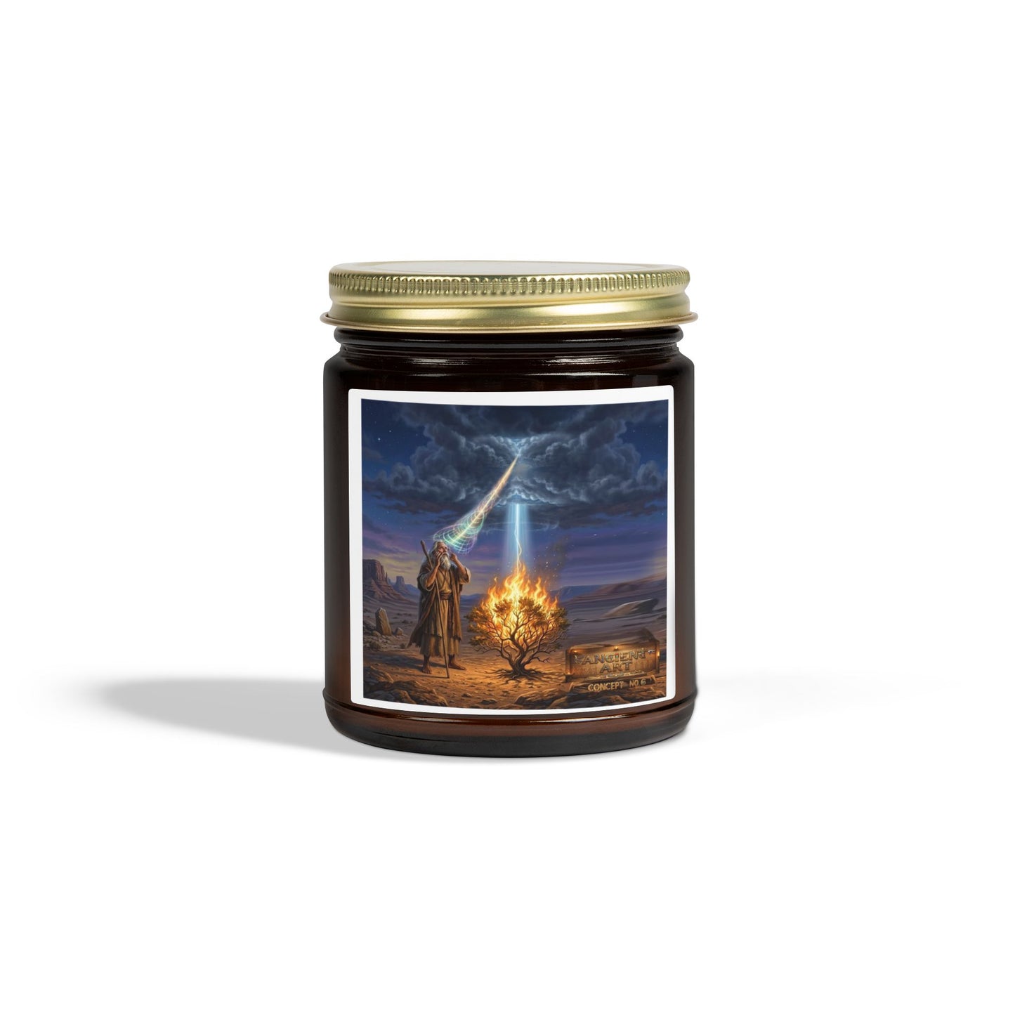 Ancient Art Concept 6 -Scented Candles, Coconut Apricot Wax (4oz, 9oz)