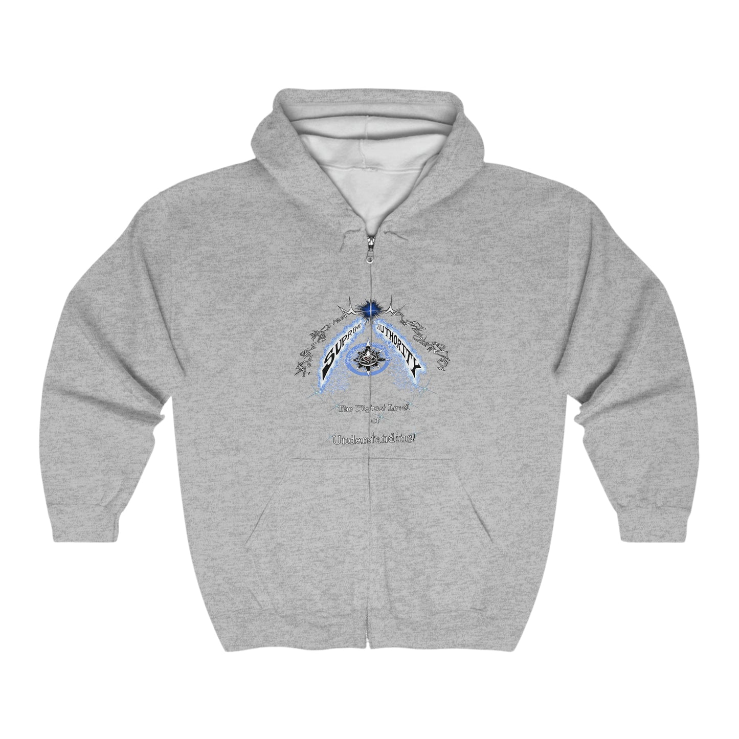 Copy of Supreme Authority The Lord Is My Savior -Unisex Heavy Blend™ Full Zip Hooded Sweatshirt