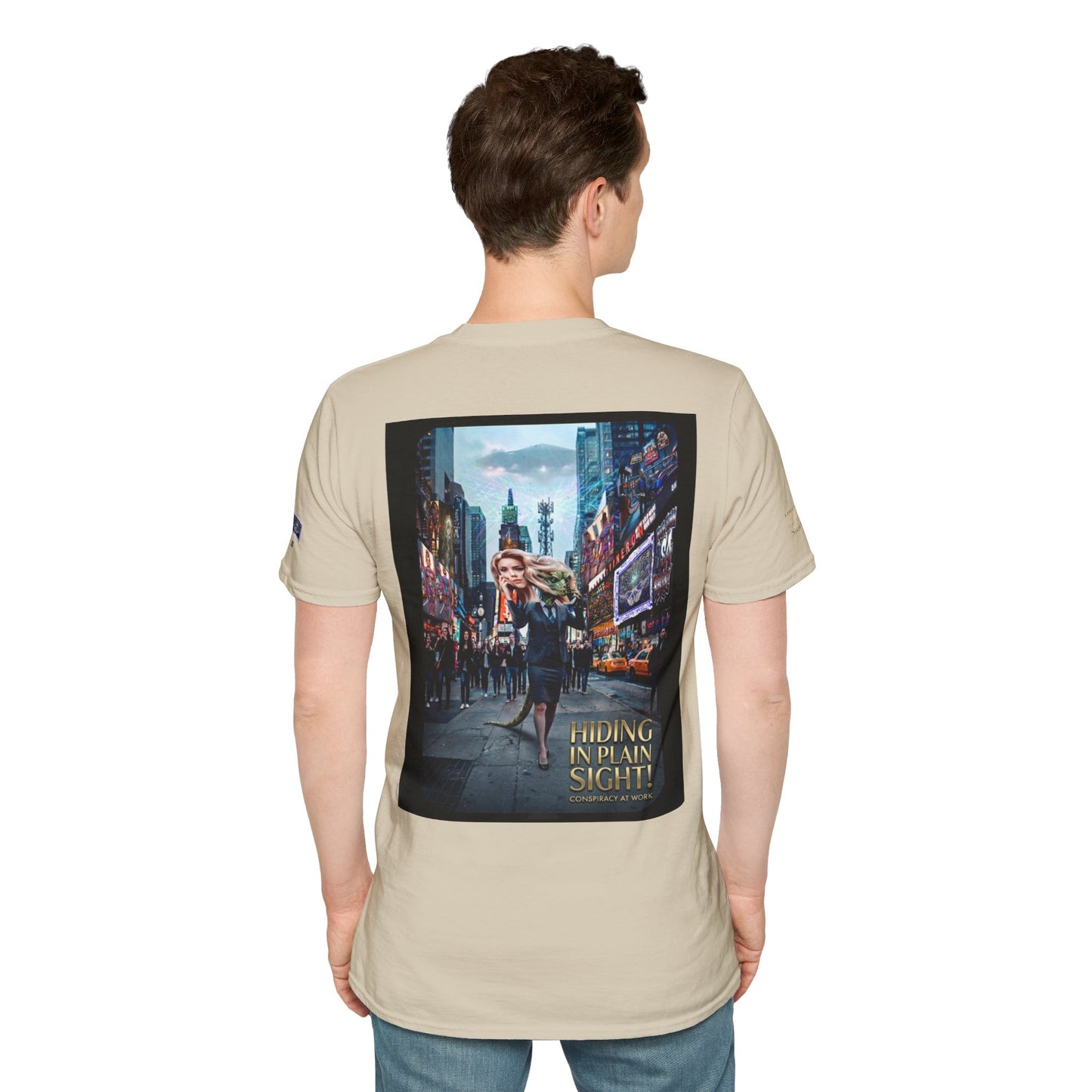 HIDING IN PLAIN SIGHT -Supreme Authority - Unisex Soft style T-Shirt