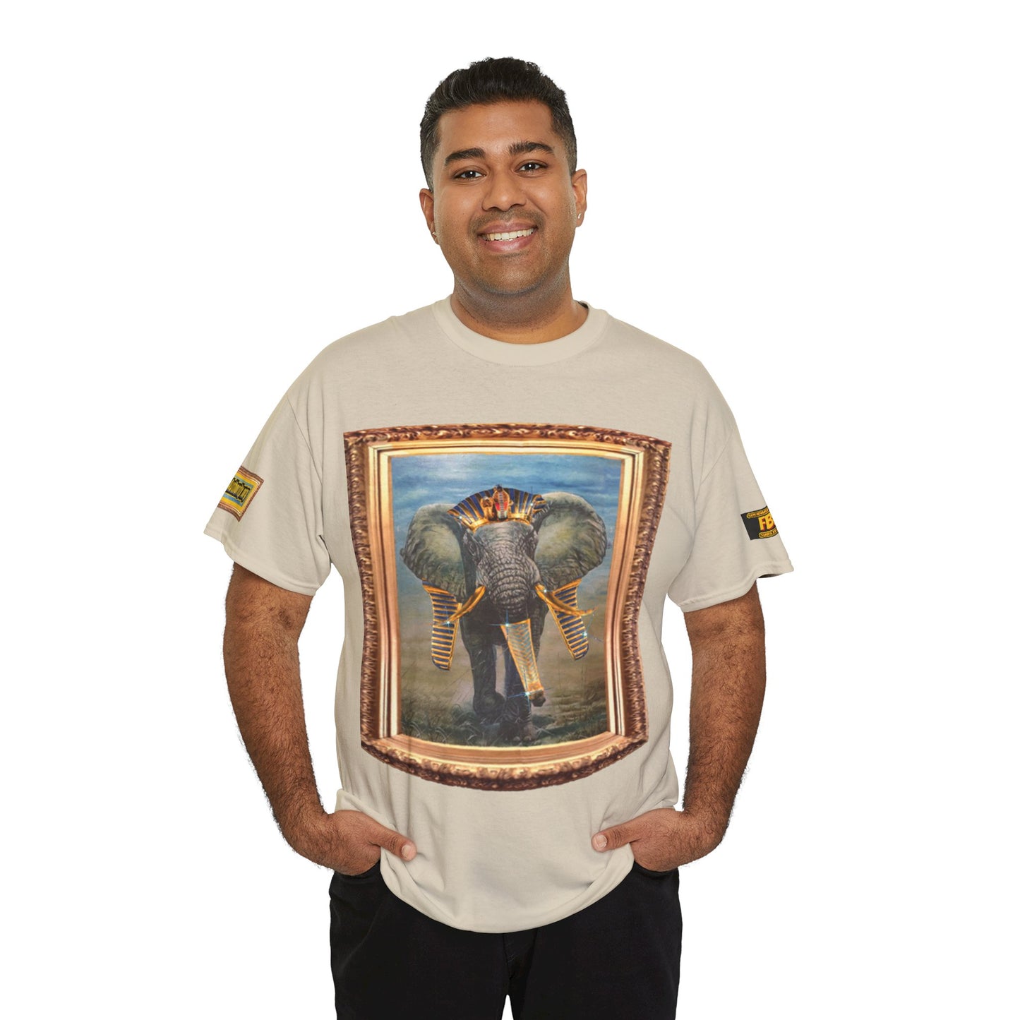 African elephant remix FBA 100 By Supreme Authority -Unisex Heavy Cotton Tee