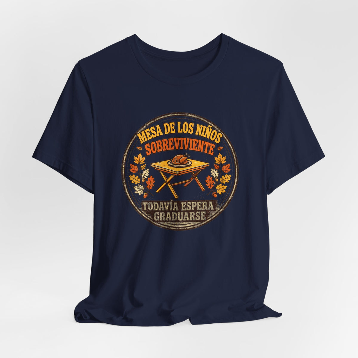 Sobreviviente de la Mesa de los Ninos - Camiseta de Accion de Gracias en Espanol